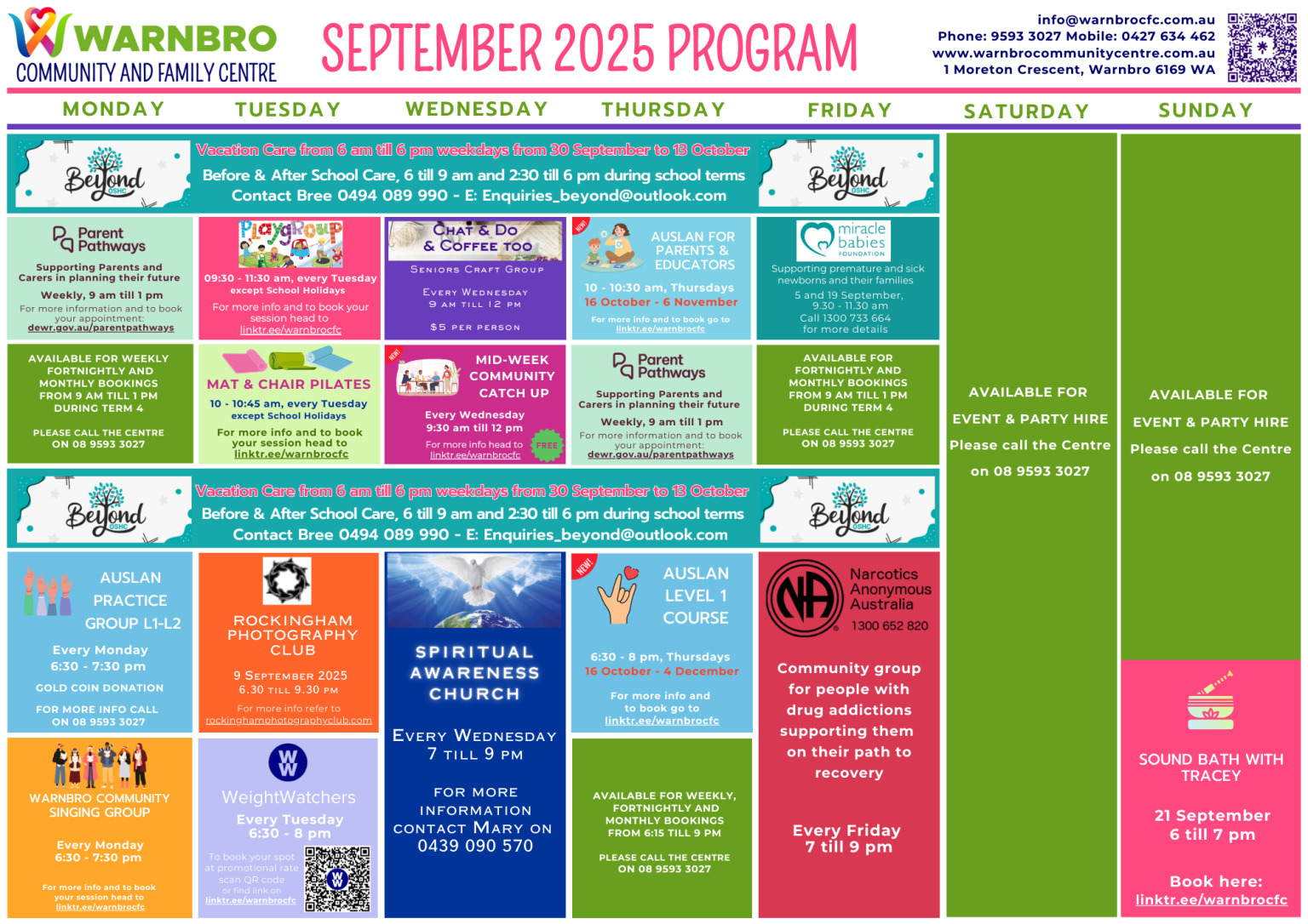September Program